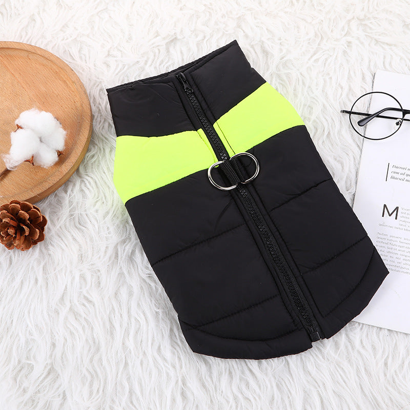 Autumn And Winter Pet Ski Wear Dog Outdoor Coat Vest Breathable Pet Supplies Coat - Minihomy