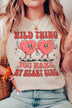 Plus Size - Wild Thing You Make My Heart Sing Tee - Minihomy