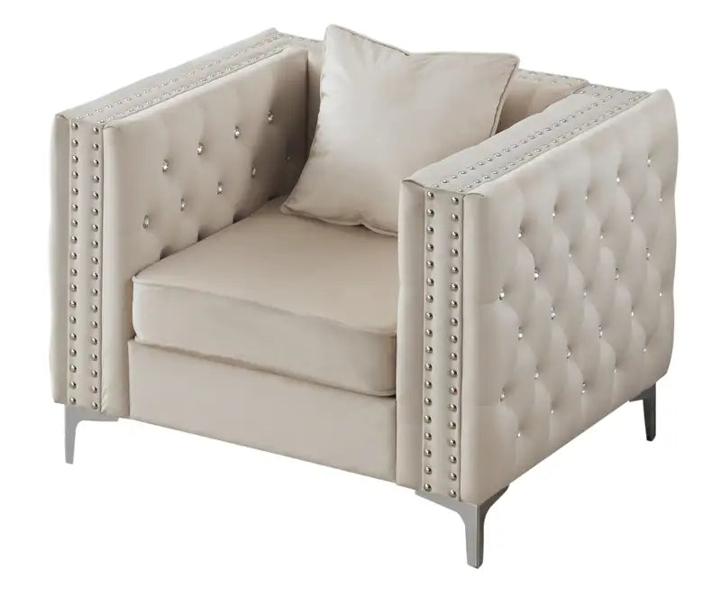 Paige G827A-C Ivory Chair - Glory Furniture