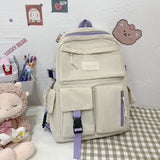 Large Capacity Junior High School Student Schoolbag Light And Simple