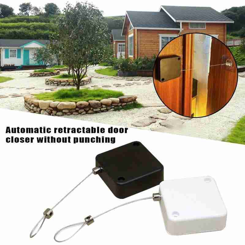 Automatic Door Closer - Punch-Free Soft Close Door Closers for Sliding Glass Doors