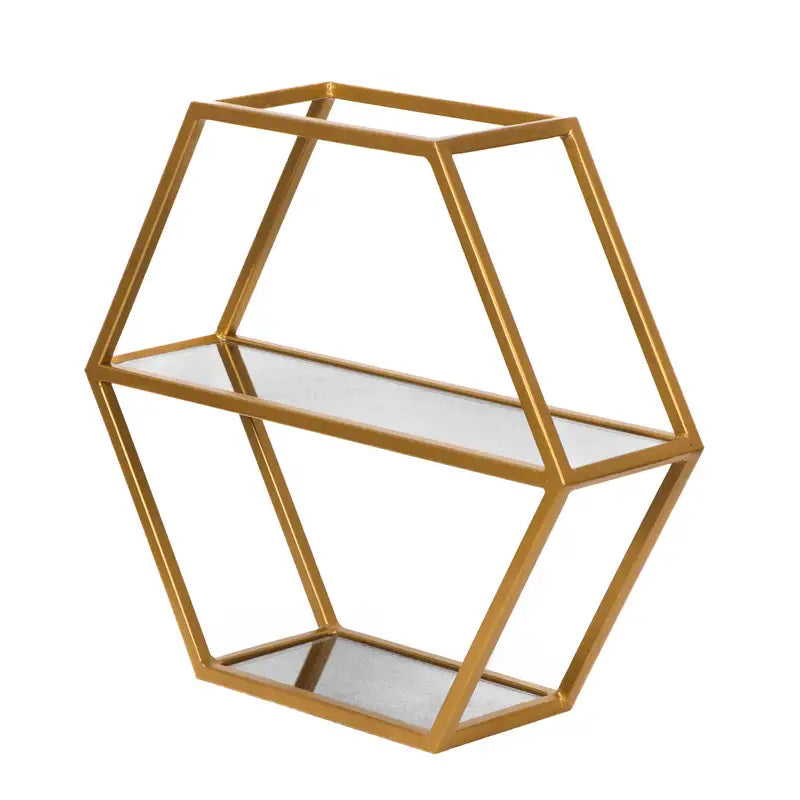 Hexagonal Wall Shelf: Modern Geometric Storage