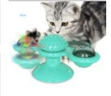 Cat Rotating Windmill Toy - Scratching, Teeth Cleaning, & Fun!