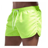 Wrap men's shorts smooth beach slim pants