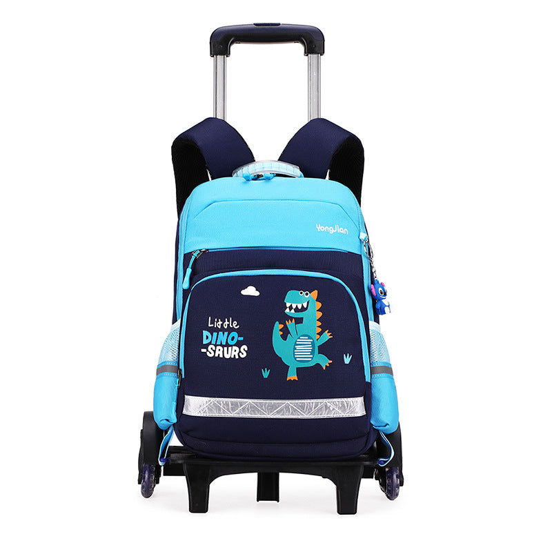 Korean Detachable Trolley  Bag For Elementary School Students - Minihomy