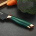 Cleaver Knife Set Kitchen Green Handle - Minihomy