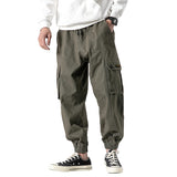 Cargo Pants Men's Velvet Trendy Straight Casual Trousers