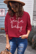 Christmas SANTA BABY Graphic Sweatshirt - Minihomy