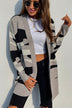 Camouflage Long Sleeve Cardigan