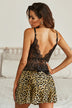 Lace Mesh Open Back Babydoll - Minihomy