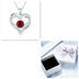 Female 925 Silver Twelve Birthstone Pendant Necklace - Minihomy