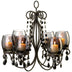 Beaded Candle Chandelier - Minihomy