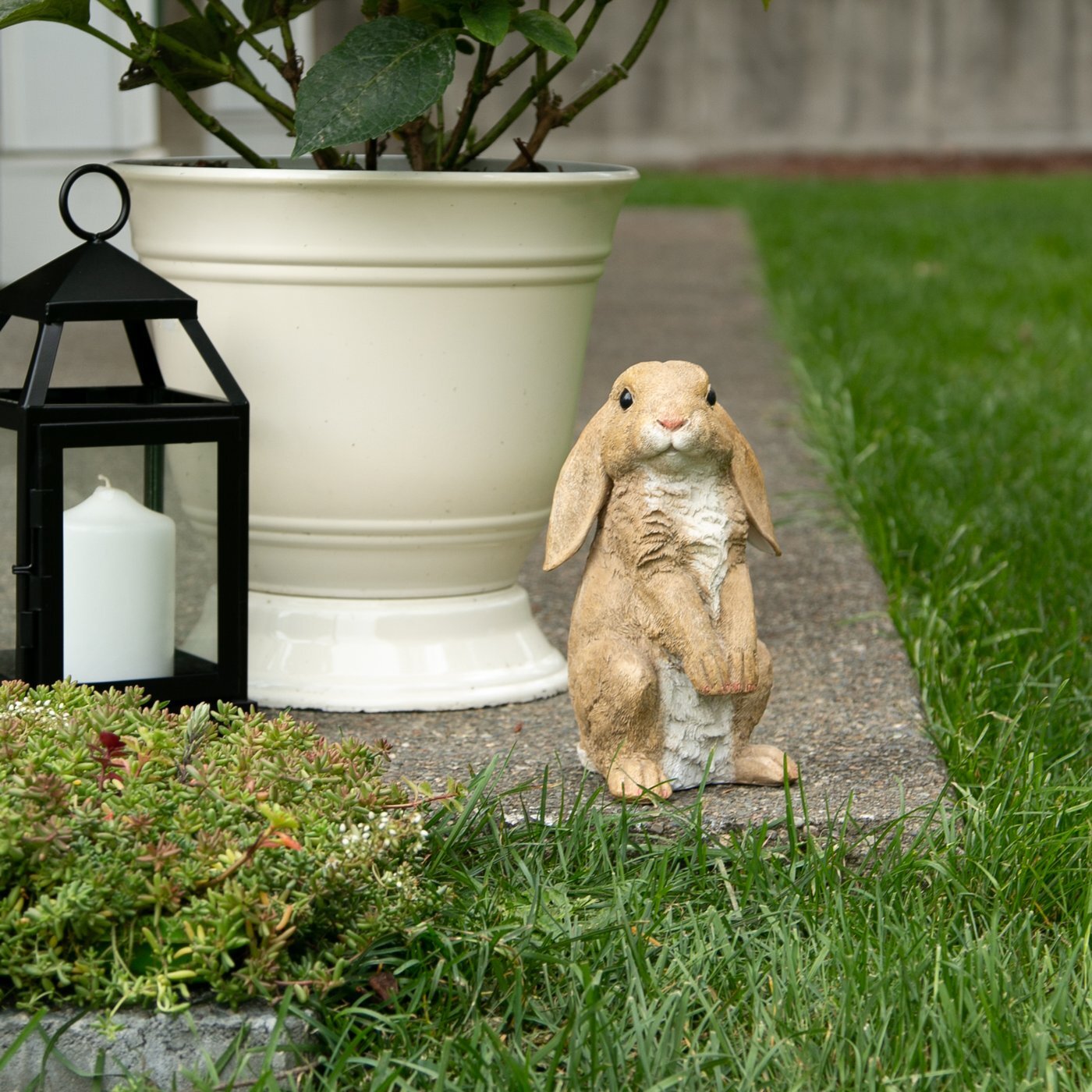 Curious Rabbit Garden Statue - Minihomy