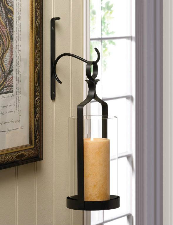 Hanging Glass Candle Holder Sconce - Minihomy