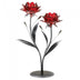 Ignite Romance with our Romantic Red Flower Candle Holder - Double - Minihomy