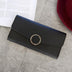 Women Pu Leather Purse Zipper Wallet