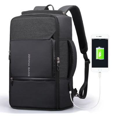 Business backpack men's school bag large capacity youth short-distance 17 inch travel bag