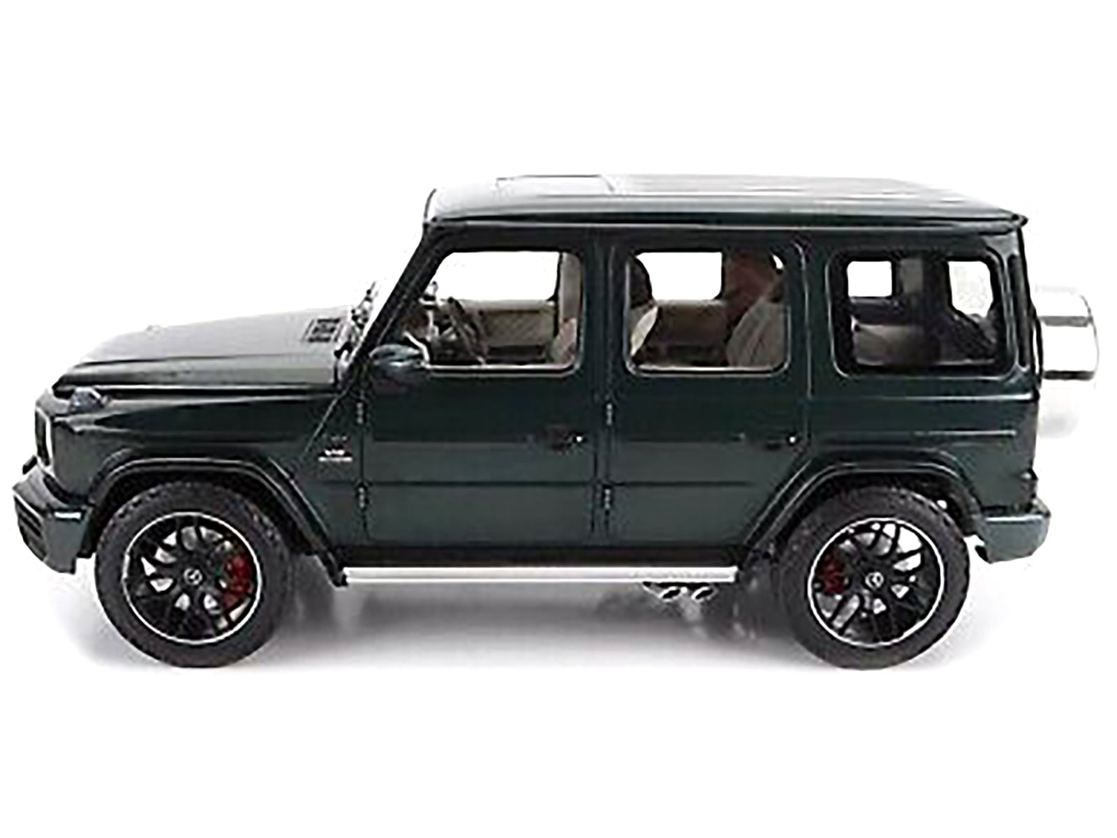 2018 Mercedes-Benz AMG G63 Green Metallic with Sunroof 1/18 Diecast Model Car by Minichamps - Minihomy