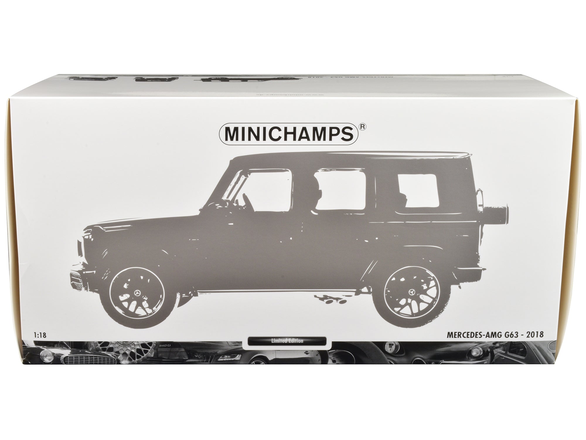 2018 Mercedes-Benz AMG G63 Green Metallic with Sunroof 1/18 Diecast Model Car by Minichamps - Minihomy