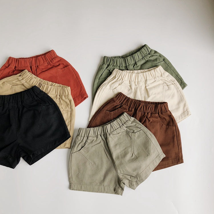 Seven-Color Candy Color Shorts for Kids
