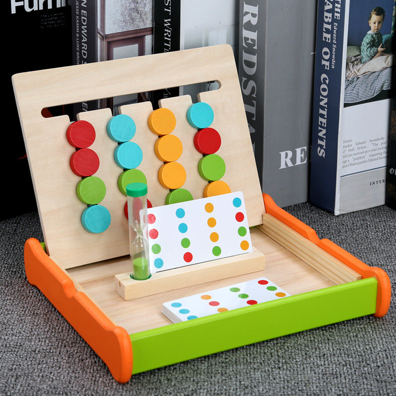 Four-color logic game chess