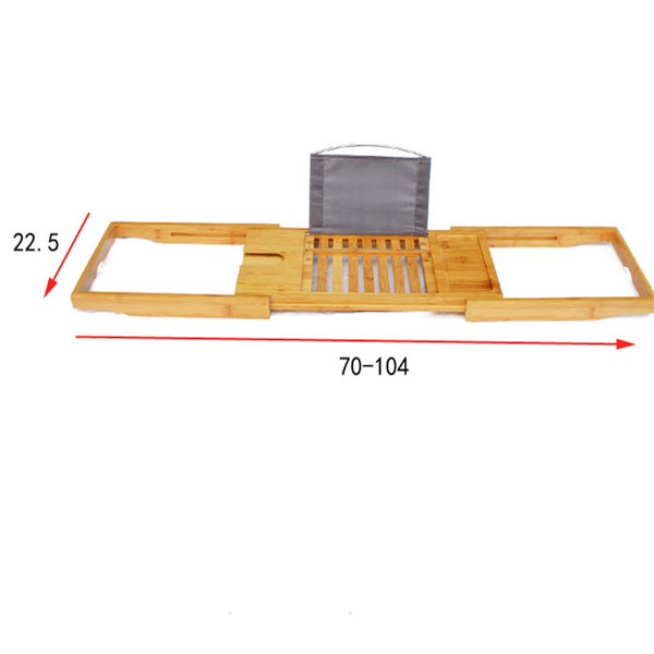 Bamboo Bathtub Caddy Tray - Minihomy