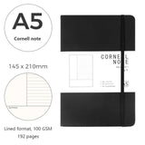 A5 soft leather simple college student bandage book