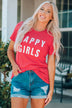 HAPPY GIRLS Short Sleeve Tee Shirt - Minihomy