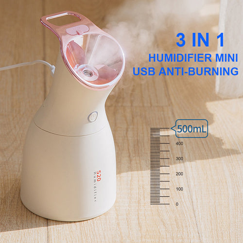 Three-in-one Purple Light Disinfection Lamp Humidifier