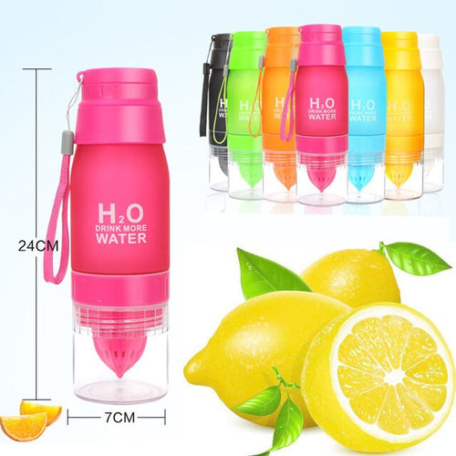 Colorful frosted plastic cup lemon fruit cup