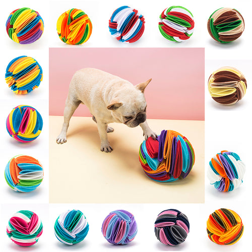 Snuffle Ball Slow Feeder Interactive Puzzle Toy For Dog And Cat