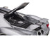 2017 Ford GT Ingot Silver Metallic with Black Stripes 1/12 Model Car by Autoart - Minihomy