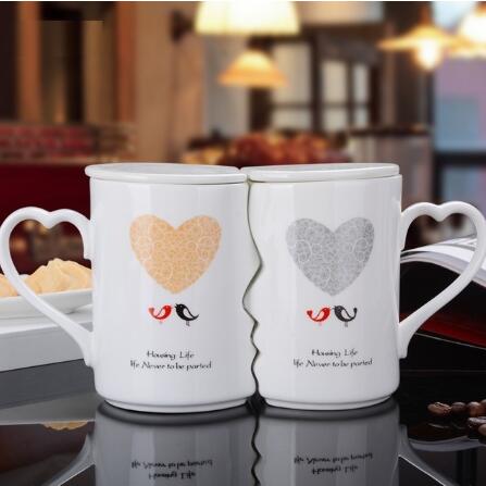 Couple of lovers cups mug personality  ceramic cup