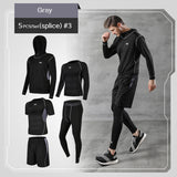 Men Sportswear Compression Sport Suits Quick Dry Running Clothes