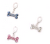 Three-row Elastic Pet Pendant Rhinestone Collar