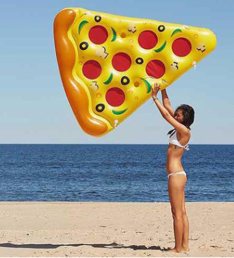Inflatable Pizza Swimming Pool Floats Air Mattress Inflatable Sleeping Bed Water Hammock Lounger Chair Float Swimming Pool Toys