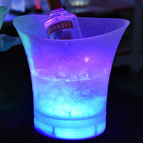 5L 7 Colors LED Luminous ice bucket