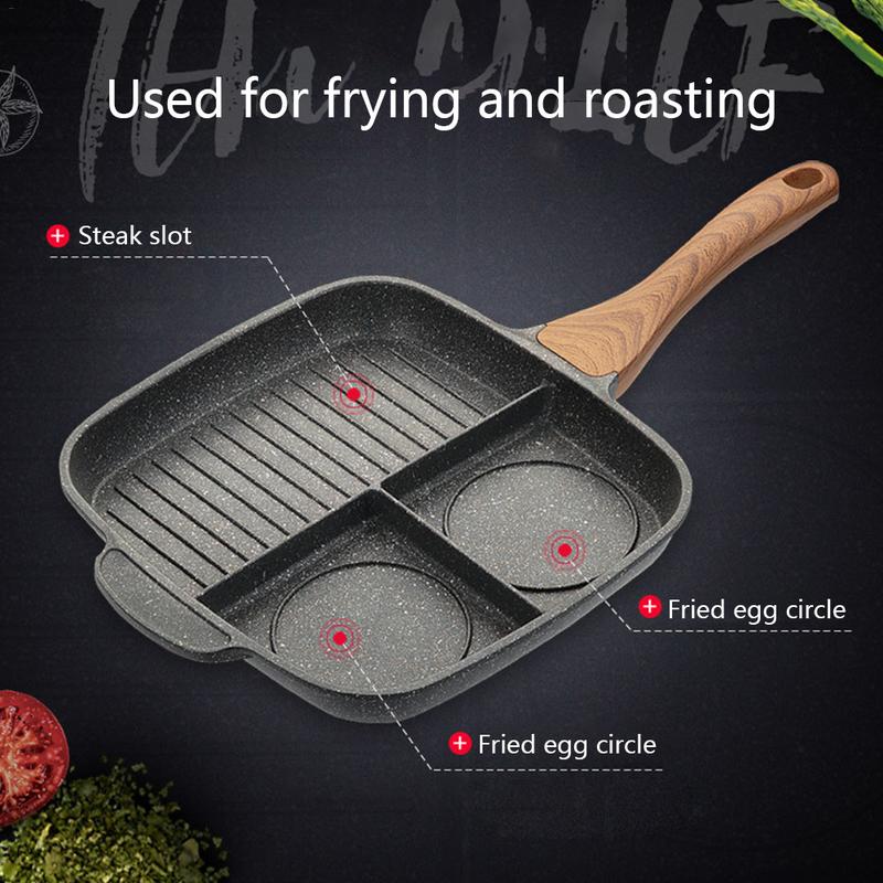 Maifanshi fried steak pot multi-function household omelette pan pan induction cooker non-stick pan