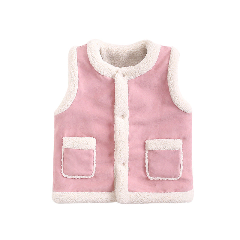 Autumn and Winter Children Lambs Waistcoats