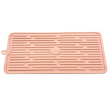 Foldable Silicone Drain Pad Non-slip Drain Drying Flume Draining Mat Non-slip Placemat For Kitchen Accessories