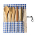 Portable Bamboo Tableware 6-Piece Set - Minihomy