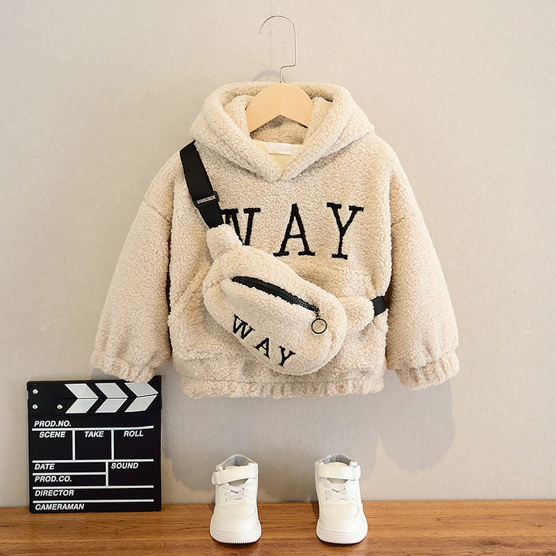 Toddler Kids Baby Girls Boys Cute Hoodies Sweater Winter Warm Top Long Sleeve