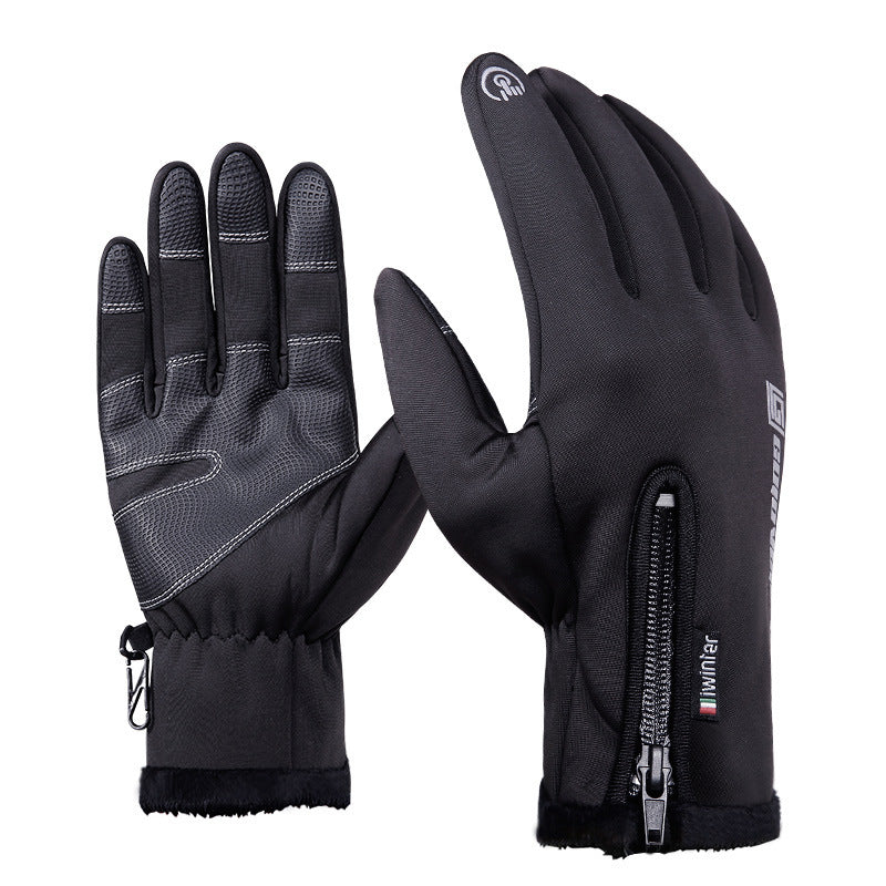 Outdoor Winter Gloves Waterproof Thermal Touch Screen No-slip Windproof Warm Gloves