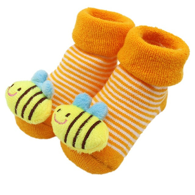 Stitching Doll Baby Floor Socks