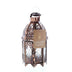 Lacy Cutout Copper-Tone Candle Lantern - 9.5 inches - Minihomy