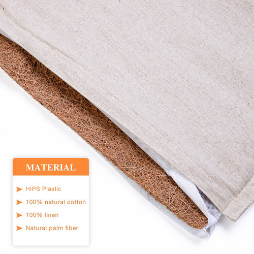 Natural Organic Linen Acupressure Yoga Mat