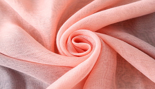 Gradient color scarf women's silk scarf