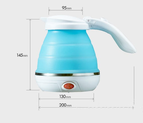 0.75L Kettle Electric Silicone Foldable 680W Portable Travel Camping Water Boiler Adjustable Home Voltage Electric Appliances