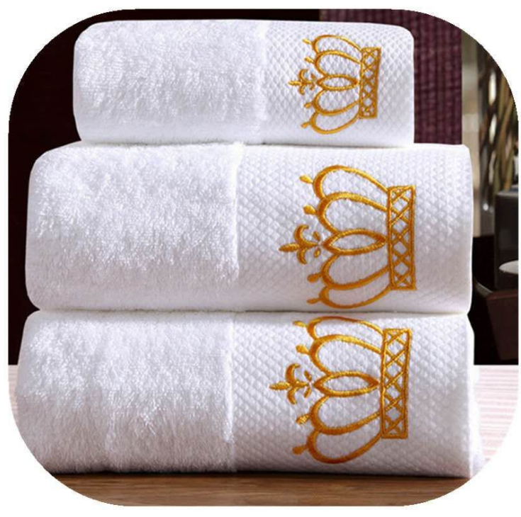Cotton gift towel custom embroidery boutique hotel bath towel
