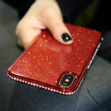 Diamond case for mobile phone